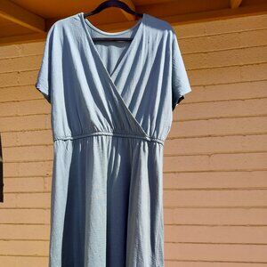 Wool& Women's Brooklyn Dress L/XL in Spruce